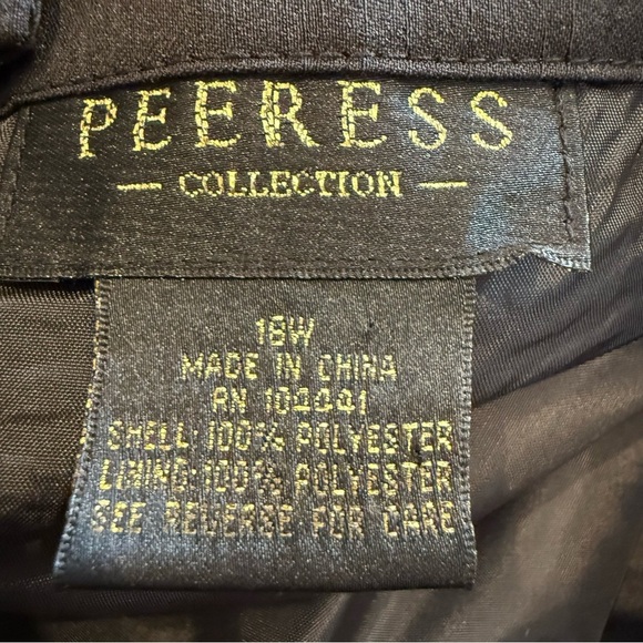 Blue Knee-Length Ruffled Trumpet Skirt - Picture 4 of 4